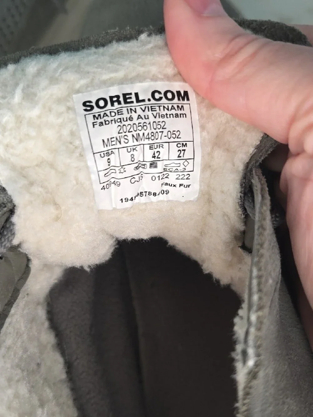 Sorel Explorer Next Drift Waterproof Gray Suede Boots